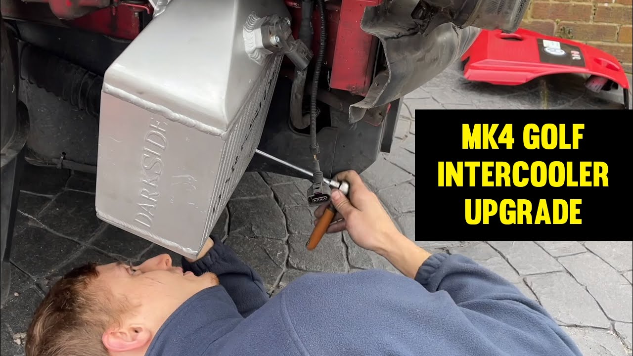 Joe's MK4 Golf - Darkside Developments Side Mount Intercooler (PD115)