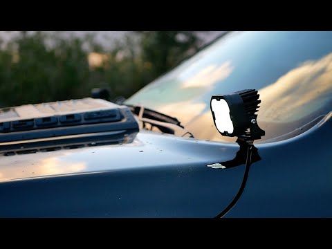 Ram Rebel mods - Auxbeam 3" Light Pods with ZROADZ brackets