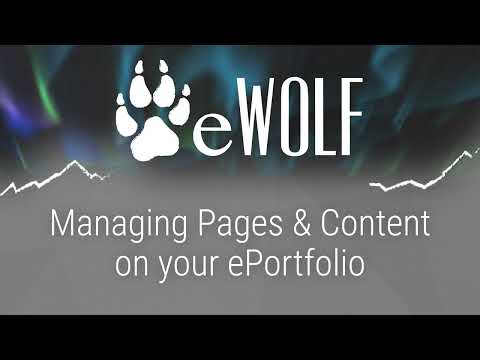 Managing Pages Content In Ewolf