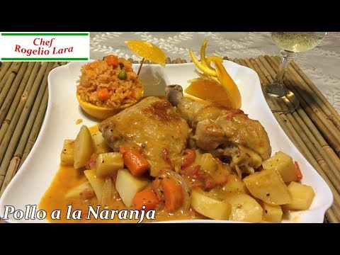 POLLO A LA NARANJA ,DELICIOSA RECETA!