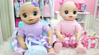 GÊMEAS NINA E HANNA SE ARRUMANDO PARA O BALÉ