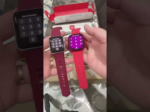 Another apple smartwatch series 8 (45mm) unboxing+set up, comparing to series3 (38mm)