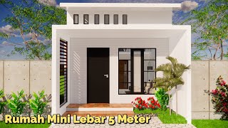 Rumah Lahan Mini Luas 5x8 Meter Ada 2 K.Tidur