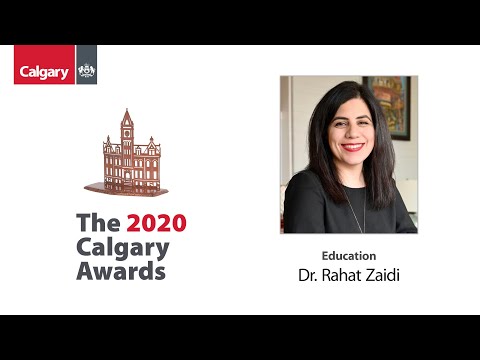 Education Award | 2020 Calgary Awards | Dr. Rahat Zaidi
