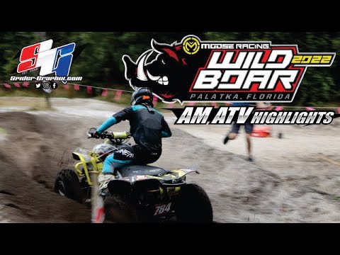 GNCC 2022 Wild Boar R2 AM ATV Highlights
