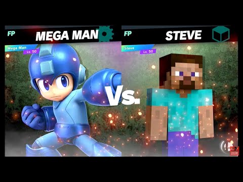 Super Smash Bros Ultimate Amiibo Fights – 6pm Poll Mega Man vs Steve