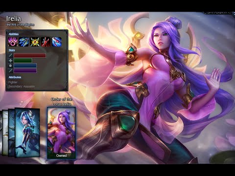Order of the Lotus Irelia Skin Spotlight Gameplay 1080p HD