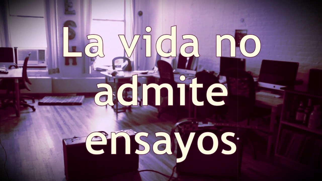 📜 La vida no admite ensayos #Teaser