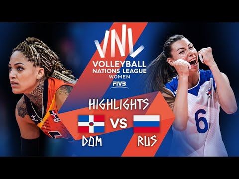DOM vs. RUS - Highlights Week 3 | Women's VNL 2021