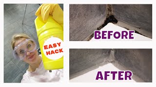 HOW TO CLEAN BLACK MOLD OFF BATHROOM SEALANT - EASY CLEANING HACK