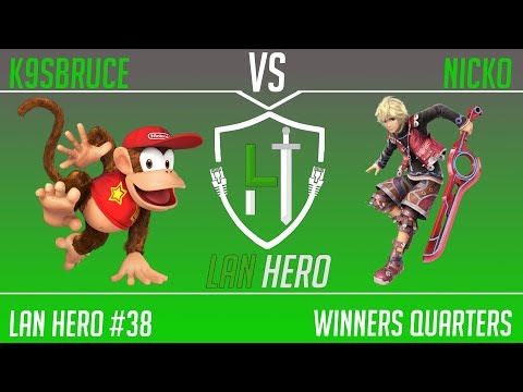 LH Tuesdays #38 - MF | LH K9SBruce (Diddy Kong) vs FaD | 2S Nicko (Shulk) - Winners Quarters