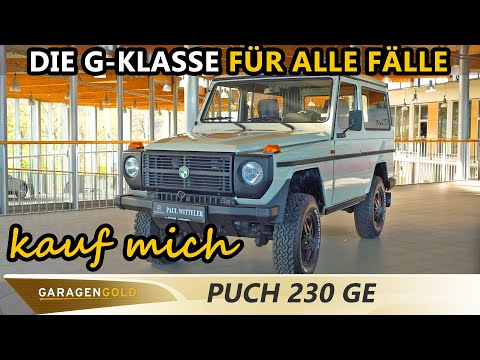 Buy me - Mercedes-Benz Puch 230 GE - Robust collector's item seeks new adventures | Garage gold