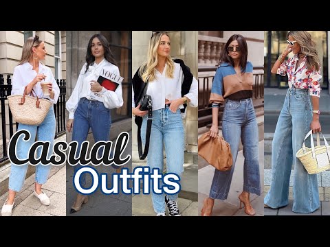 MODA Y TENDENCIAS OUTFITS CASUALES + 100 LOOKS SENCILLOS Y FÁCIL DE COMBINAR  Moda Mujer 2023/24