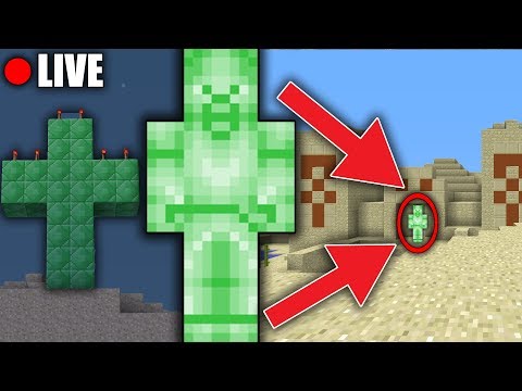 GREEN STEVE E HEROBRINE AVVISTATI IN LIVE! Green Steve Seed Minecraft ITA