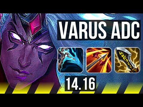 VARUS & Braum vs JINX & Soraka (ADC) | 2600+ games, 9/2/7, Dominating | NA Master | 14.16