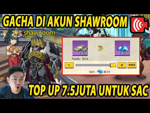 🔴GACHA DI AKUN SHAWROOM TOTAL 7.5JUTA RUPIAH UNTUK SAC!!  - ONE PUNCH MAN:The Strongest