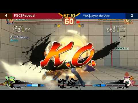USF4 - Pepeday(El Fuerte) vs Jayce The Ace(C.Viper) - FT10