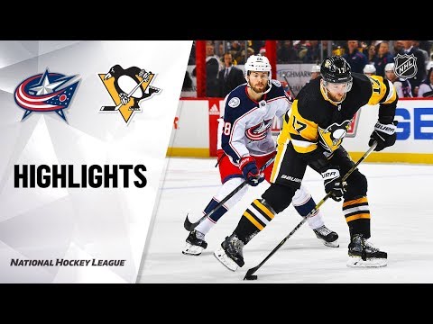 NHL Highlights | Blue Jackets @ Penguins 12/12/19