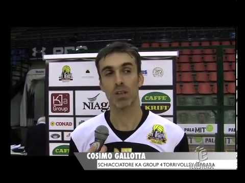 Cosimo Gallotta al termine di KA Group 4 Torri Volley Fe - Lupi Santa Croce