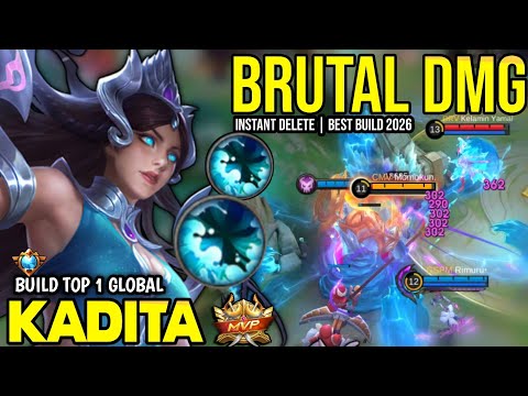 KADITA BEST BUILD 2026 | BUILD TOP 1 GLOBAL KADITA GAMEPLAY | MOBILE LEGENDS✓