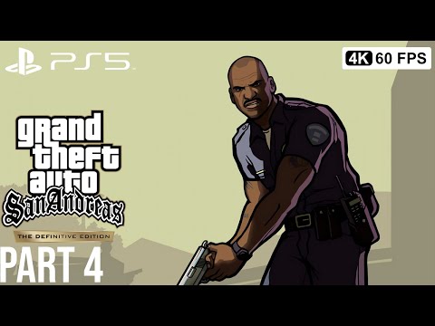 GTA SAN ANDREAS DEFINITIVE EDITION Gameplay Walkthrough Part 4 [4K 60FPS PS5] - No Commentary