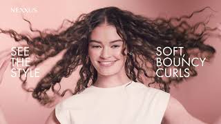 Nexxus Soft, Bouncy Curls with Nexxus Curl Define Gel Cream