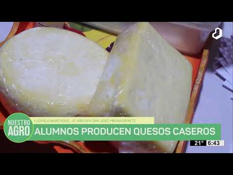 #NuestroAgro: Alumnos de la EFA San José de Caraguatay producen quesos caseros