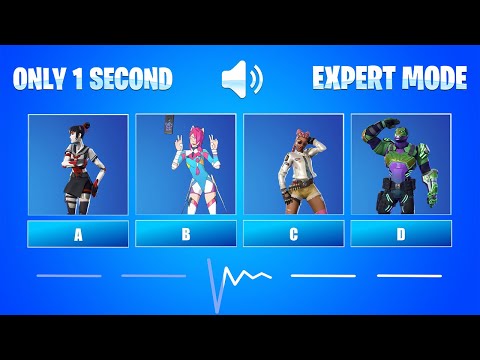 GUESS THE SKIN DANCING IN ONLY 1 SECOND - Fortnite Challange - PART 1 | Super
