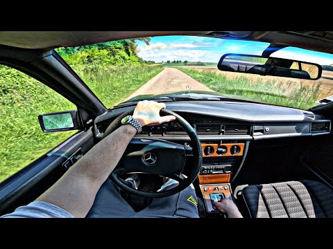 Thumbnail for Mercedes 190E W201 – Brutal Acceleration & Raw Engine Sound POV Drive by Car