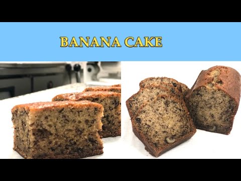 Super moist and fluffy banana cake | cake recipe | Tharu channel 2021