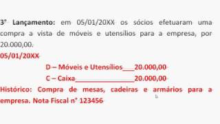 Contabilidade Básica - Como montar um Balanço Patrimonial utilizando razonetes