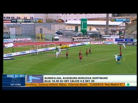 Nocerina 2-1 Gubbio 10-3-2012 Highlights & Goals HD