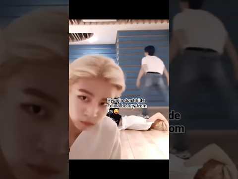 Hyunjin is a possessive husband 🥝🍓😂#hyunlix #hyunjin #felix #hyunlixmoment