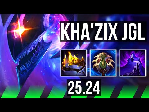 KHA'ZIX vs AATROX (JGL) | 54K damage, Good KDA: 24/2/6 | EUW Master | 25.24