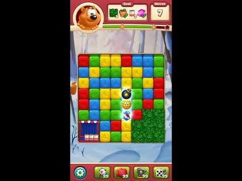 Toon Blast Level 7725 - NO BOOSTERS 🐻🐺🐱 | SKILLGAMING ✔️