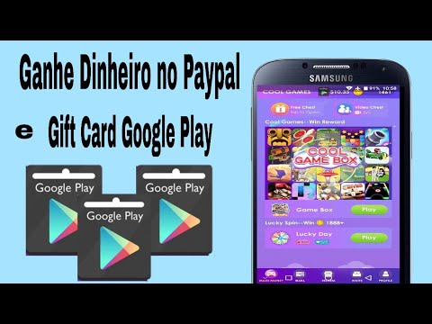 Cool Games: Como Ganhar Dinheiro no Paypal e Gift Card na Google Play