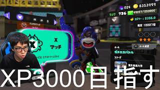 これは元全ルールXP3000が再びXP3000に返り咲く物語2日目【スプラトゥーン3】