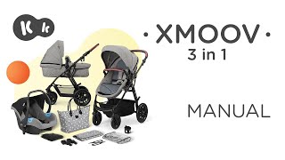 Kinderkraft XMOOV 3-in-1 pushchair up to 22 kg How to video | Tutorial