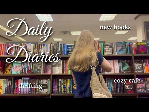 cozy solo date | browsing bookshops, writing in cozy cafes & thrift finds ☕️ daily diaries