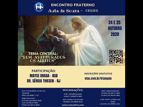 Bem-Aventurados os aflitos - Mayse Braga - Tema Central EFAS Triângulo 2020