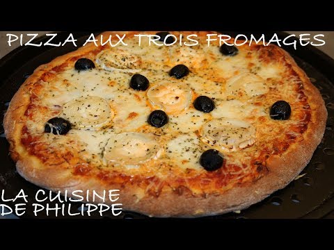 Pizza aux trois fromages maison