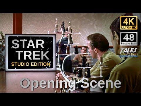 STAR TREK: "Where No Man Has Gone Before" - Studio Edition - Opening Scene (Remastered 4K/48fps UHD)