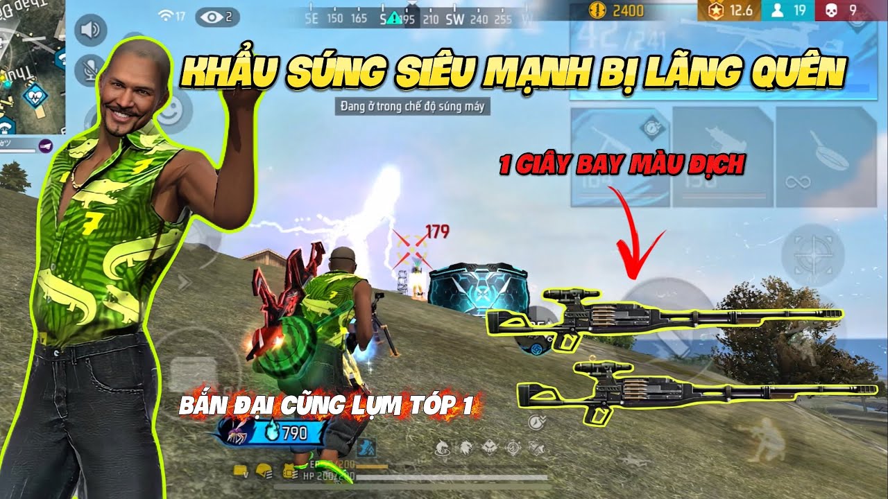 Quái Vật Súng Máy Bị Lãng Quên ! Cầm Bắn Chơi Chơi Cũng Lụm Top 1 ?