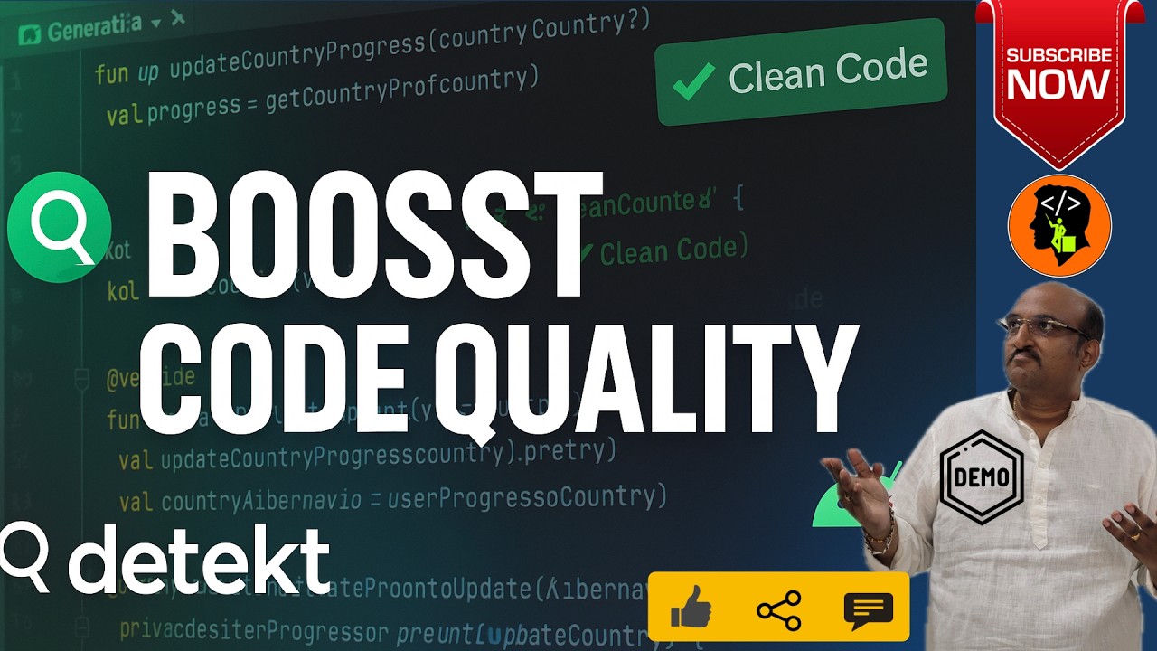 Boost Android Code Quality with Detekt | Kotlin Static Code Analysis Guide