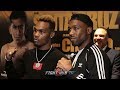 JERMELL CHARLO VS AUSTIN TROUT FACE OFF, BOTH EXCHANGE WORDS