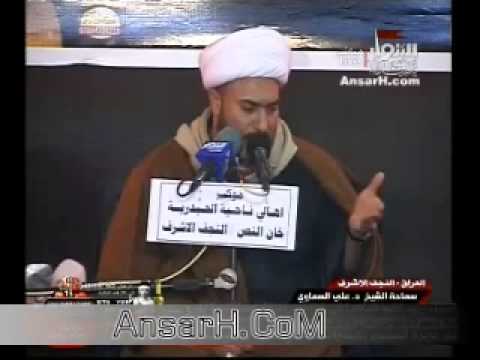 ⁣الشيخ علي السماوي ليلة 6 صفر 1435 موكب ناحية الحيدرية خان النص النجف الاشرف