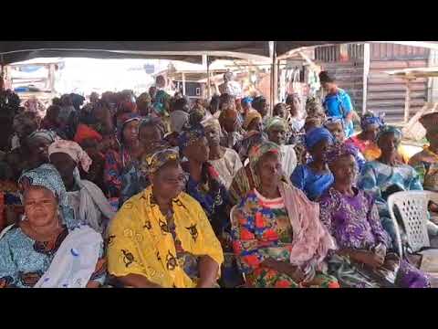 The food palliatives for our Mega Crusade | Outreach at Esa Oke, Osun State, arrives in the venue.
