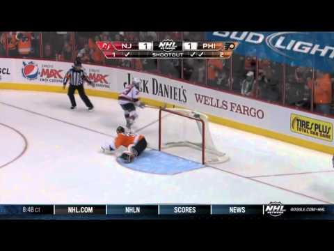 Philadelphia Flyers vs. New Jersey Devils Full Shootout (March 15th, 2013) HD
