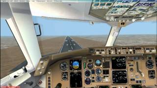 preview picture of video '[HD]GQPP Landing with One Engine Level-D Simulations B767-300ERw'