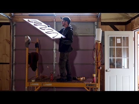I WISH I knew This TRICK Before I started INSULATING my GARAGE DOOR it would have SAVED so much TIME